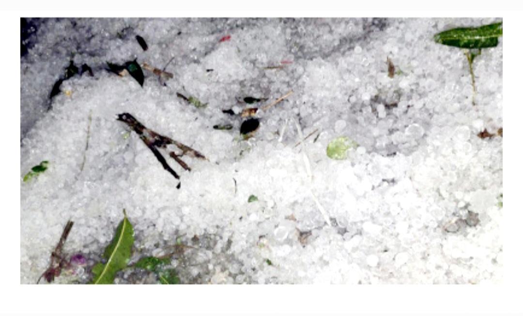 হবিগঞ্জে অসময়ে ব্যাপক শিলাবৃষ্টি