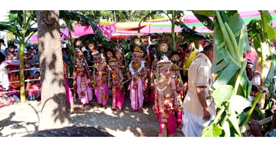 কমলগঞ্জে রাখাল নৃত্যের মধ্যে দিয়ে শুরু হয়েছে রাস উৎসব