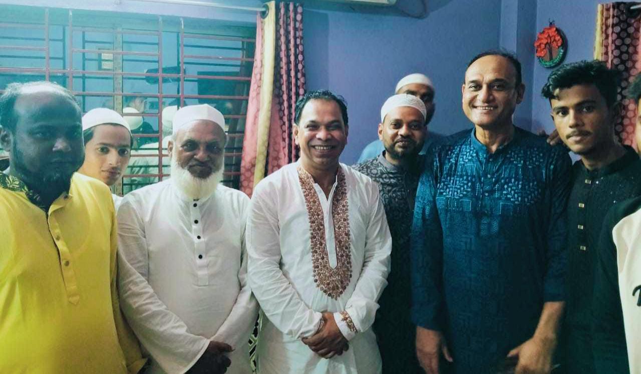 শান্তিগঞ্জ উপজেলা যুবদল নেতা জিলানীর বাসায় কয়ছর এম আহমদ