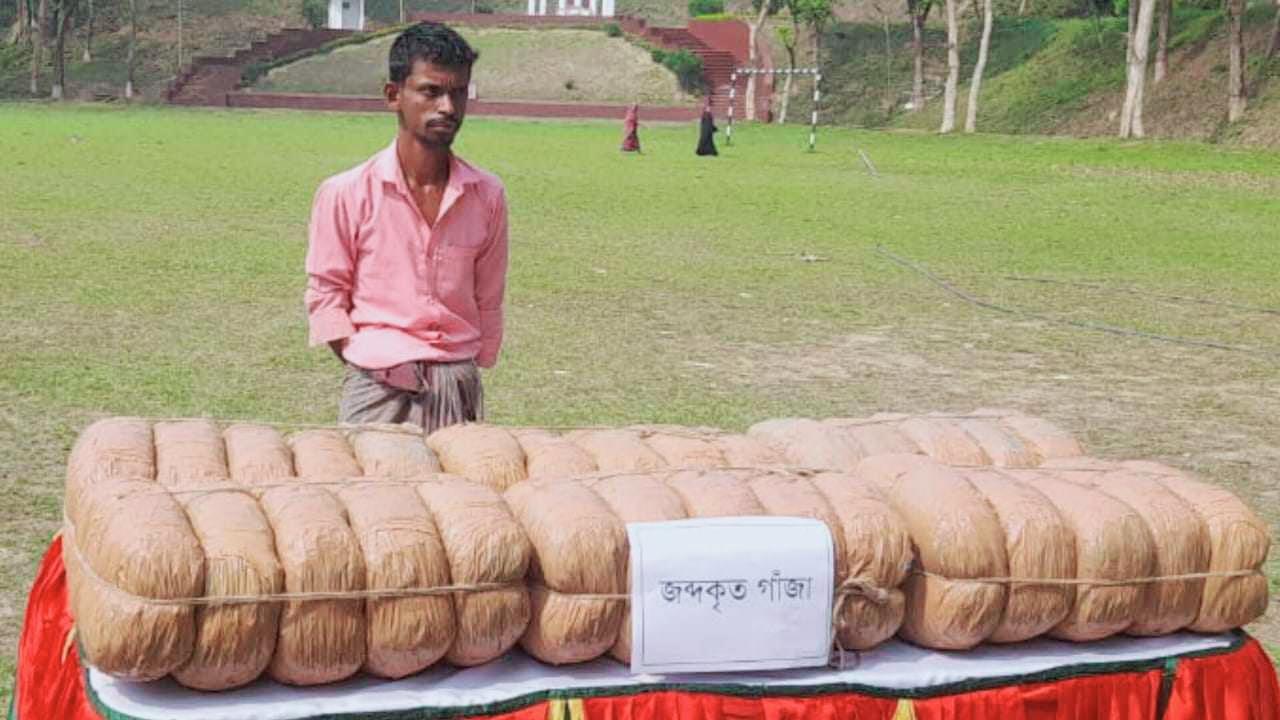 জৈন্তাপুরে সেনাবাহিনীর অভিযানে ৬০ কেজি গাঁজাসহ আটক ১