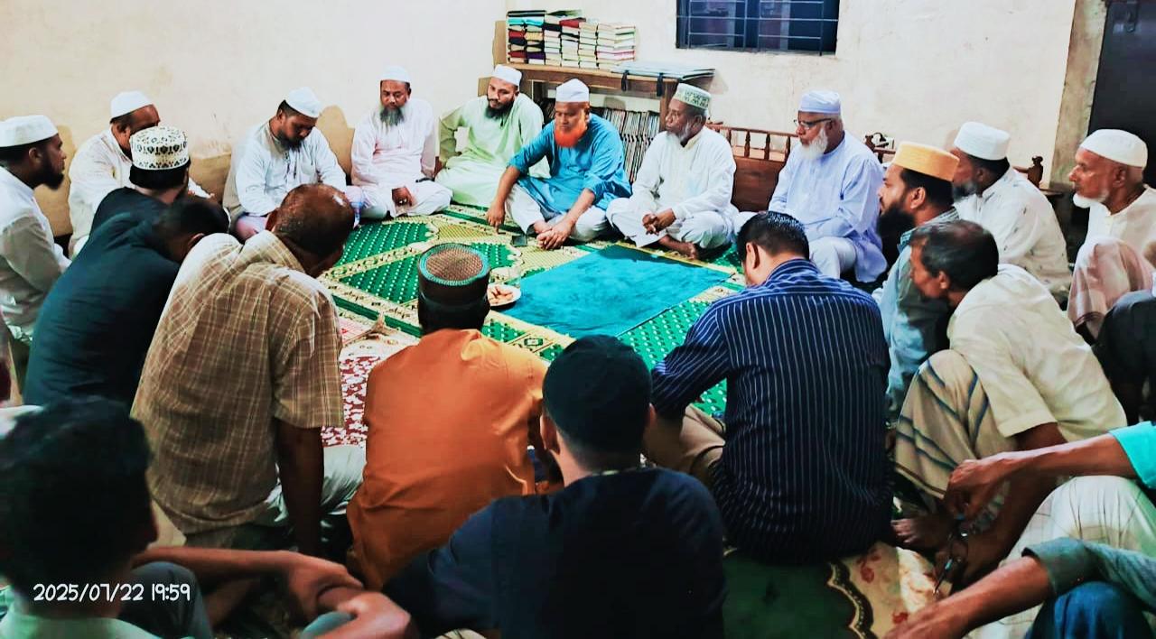 ছাতকে মাদ্রাসা শিক্ষক গ্রেফতারের প্রতিবাদে প্রতিবাদ সভা