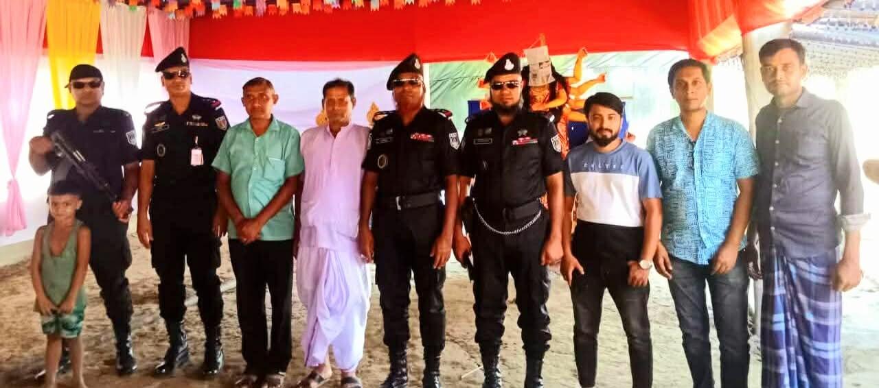 বড়লেখা দুর্গাপূজায় সর্বোচ্চ নিরাপত্তা নিশ্চিত করতে মাঠে র‍্যাব
