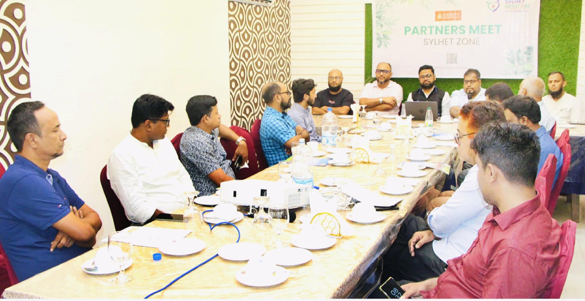 সিলেটের রোগীদের উন্নত চিকিৎসার লক্ষ্যে সিলেট মেডিকেয়ার ও আমৃতা হাসপাতালের মতবিনিময়