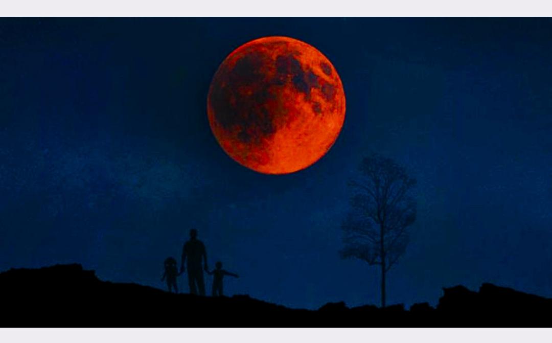 পূর্ণগ্রাস চন্দ্রগ্রহণ আজ 