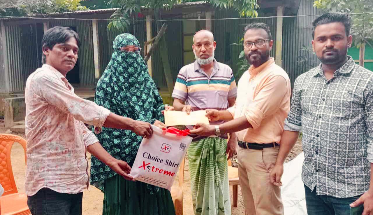 দরিদ্র মেধাবী শিক্ষার্থী ফারজানার স্বপ্নপূরণে সহায়তায় মধ্যনগর উপজেলা প্রেসক্লাব