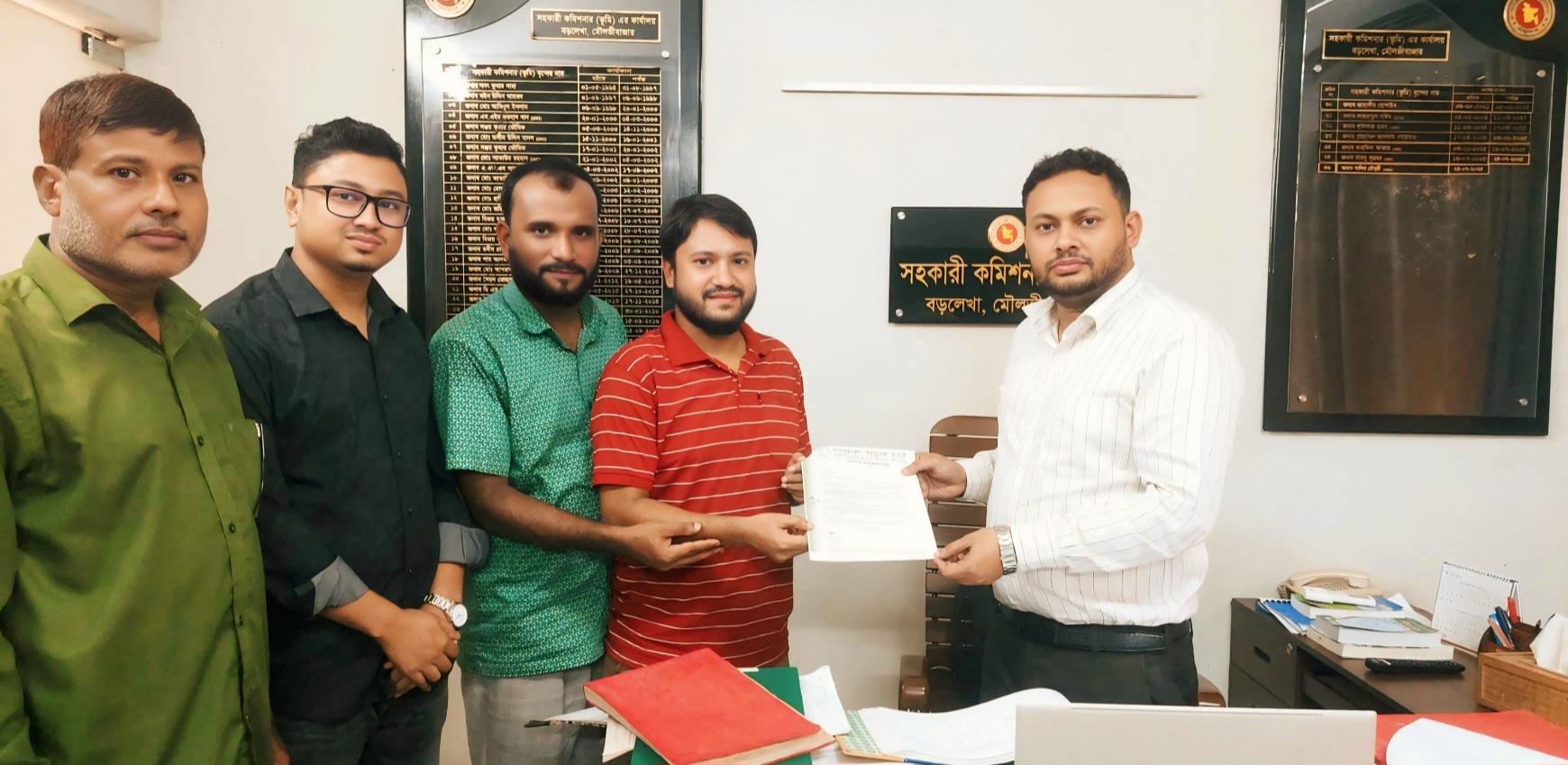 বড়লেখা ৩ দফা দাবিতে নিসচার স্মারকলিপি