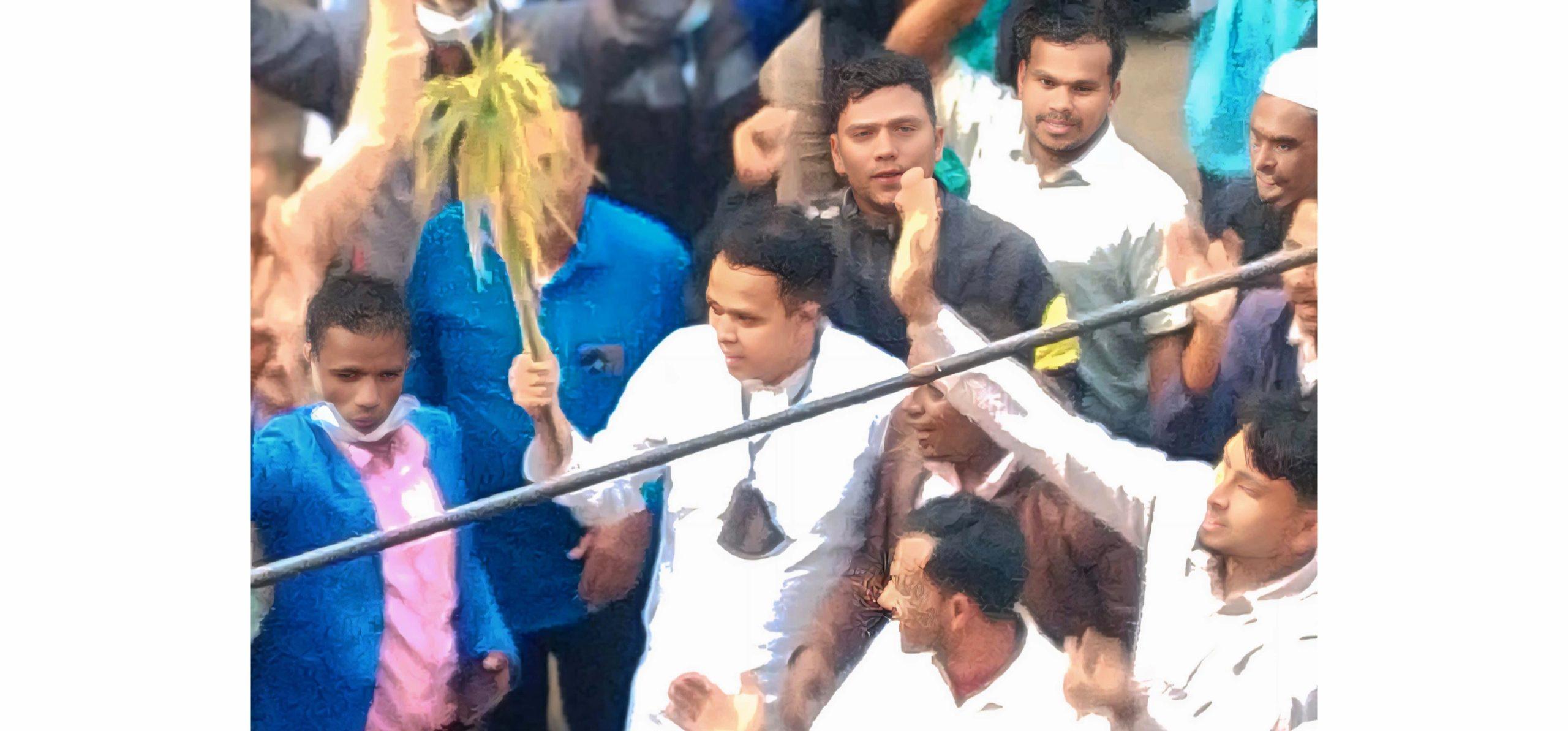 সুনামগঞ্জ-১ আসনে বিএনপি মনোনীত প্রার্থী আনিসুল হক সমর্থনে গণমিছিল