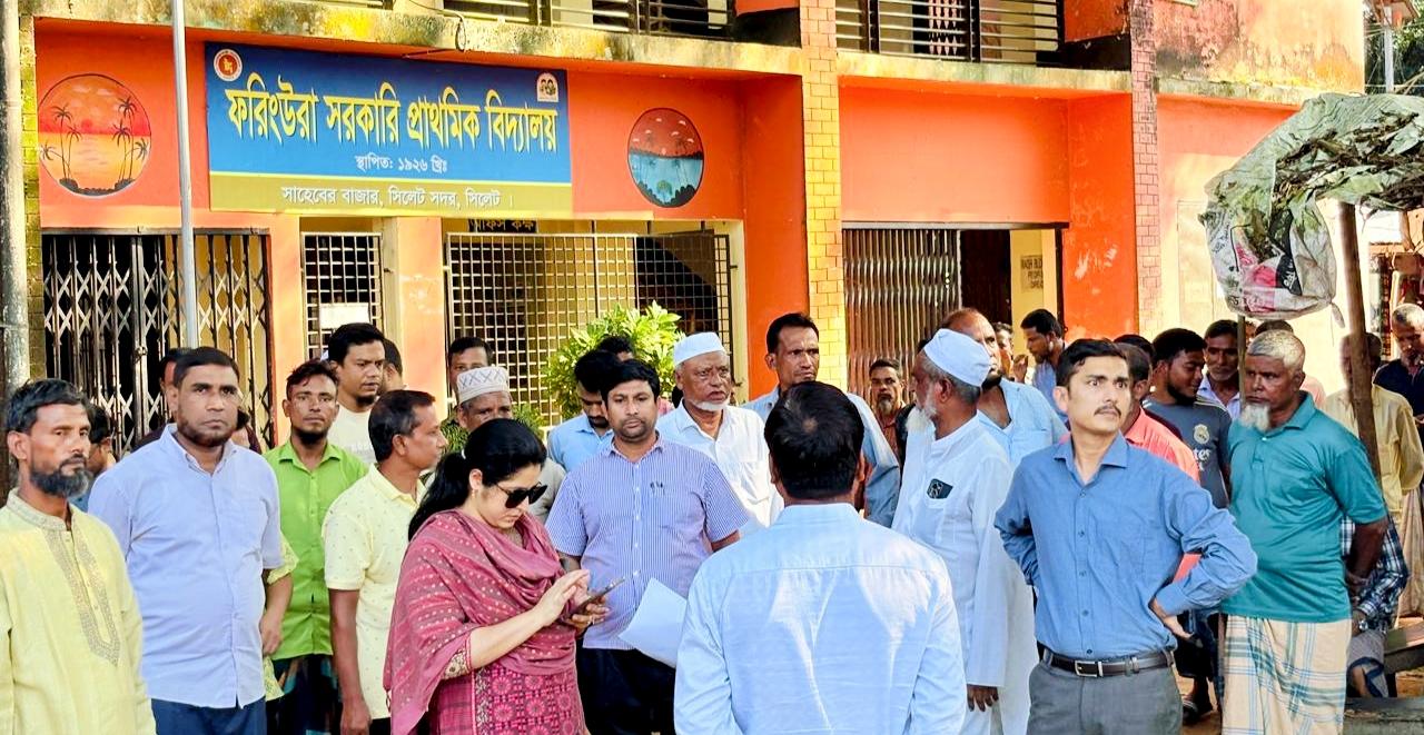 সাহেবের বাজারে দিনভর প্রশাসনের উচ্ছেদ অভিযান