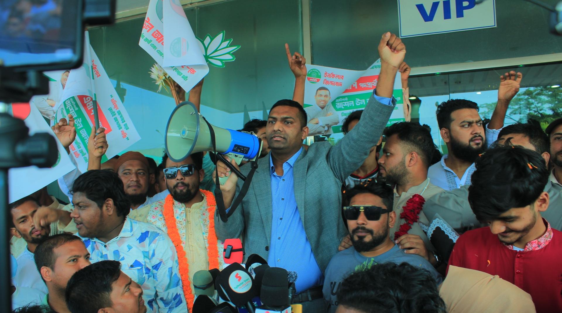 সিলেট-৪ আসনের মানুষ এখন নিজেদের প্রার্থী চান: প্রকৌশলী রাশেল উল আলম