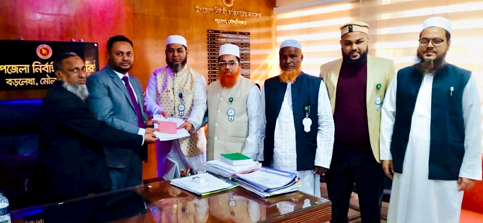 মৌলভীবাজার-১ আসনে খেলাফত মজলিস প্রার্থী লোকমান আহমদের মনোনয়ন ফরম সংগ্রহ