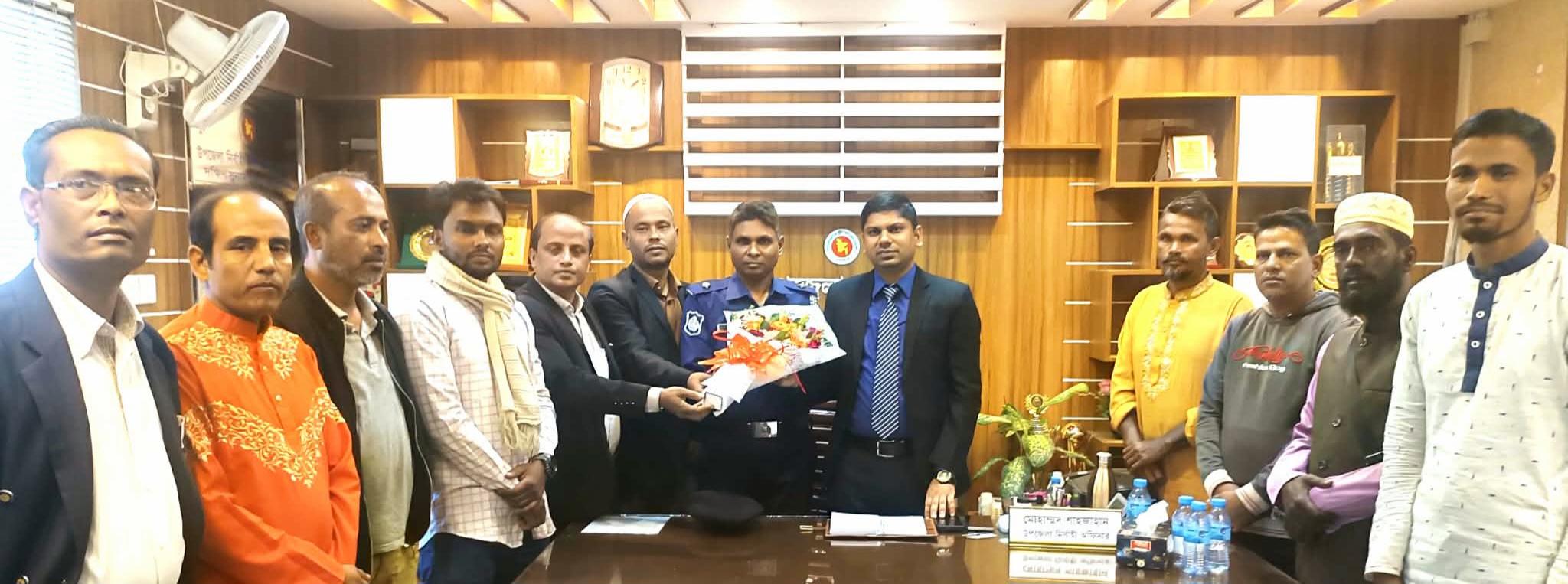 শান্তিগঞ্জ প্রেসক্লাব নেতৃবৃন্দের সাথে নবাগত ইউএনও’র মতবিনিময়