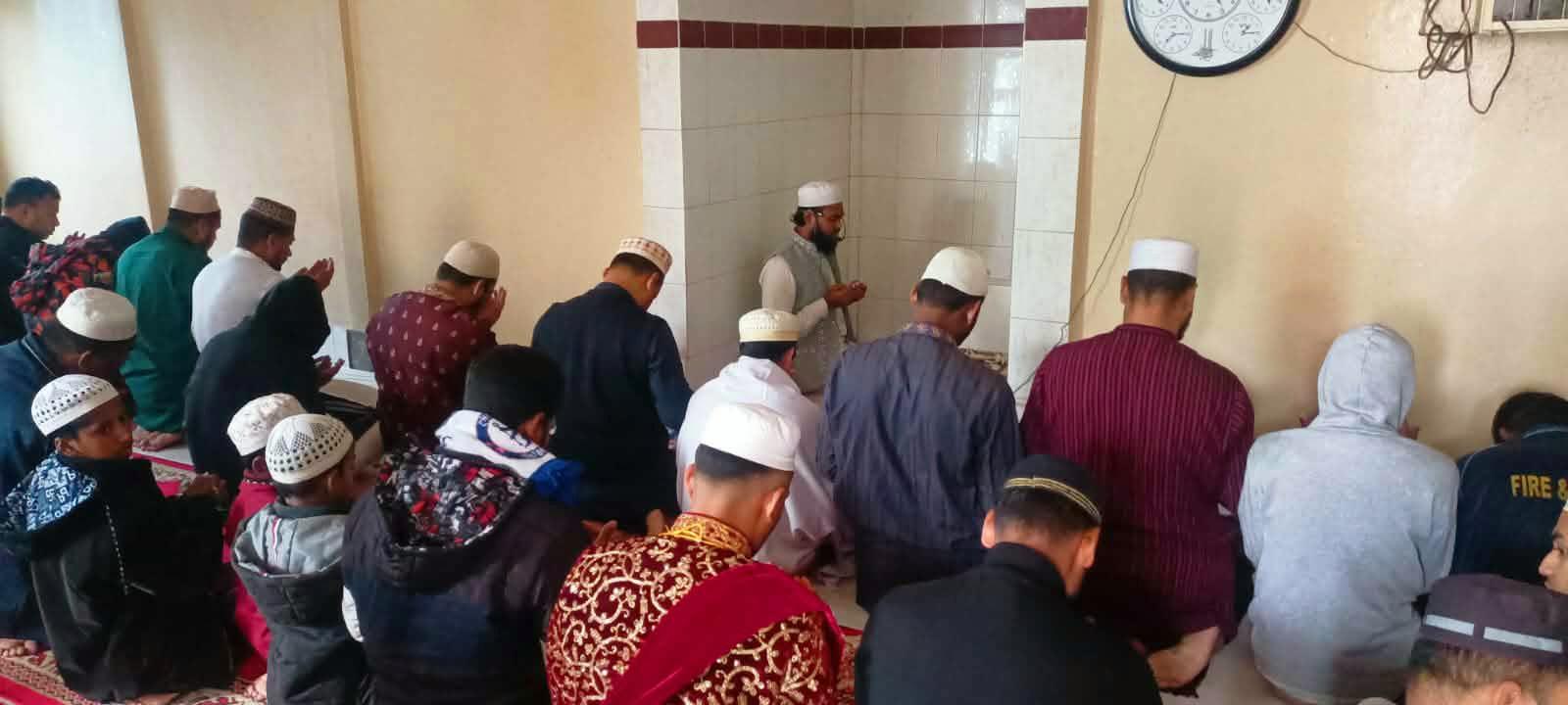 লাখাই থানা মসজিদে বেগম জিয়ার মাগফেরাত কামনায় দোয়া অনুষ্ঠিত।