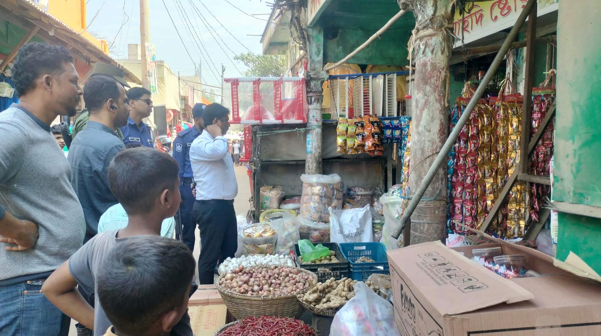 লাখাইয়ে দ্রব্যমুল্য নিয়ন্ত্রণে বাজার মনিটরিং