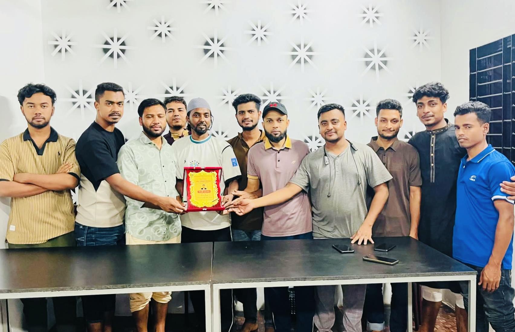 পর্তুগাল গমন উপলক্ষে সাংবাদিক নাজমুল ইসলামকে বিদায় সংবর্ধনা