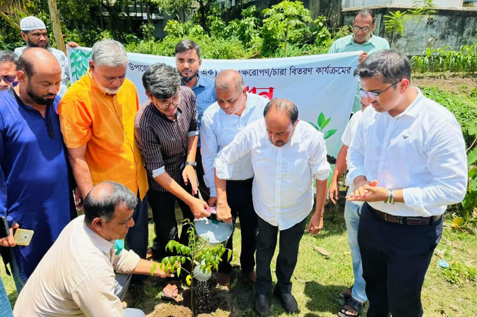 শ্রীমঙ্গলে বৃক্ষরোপণ কর্মসূচির উদ্বোধন