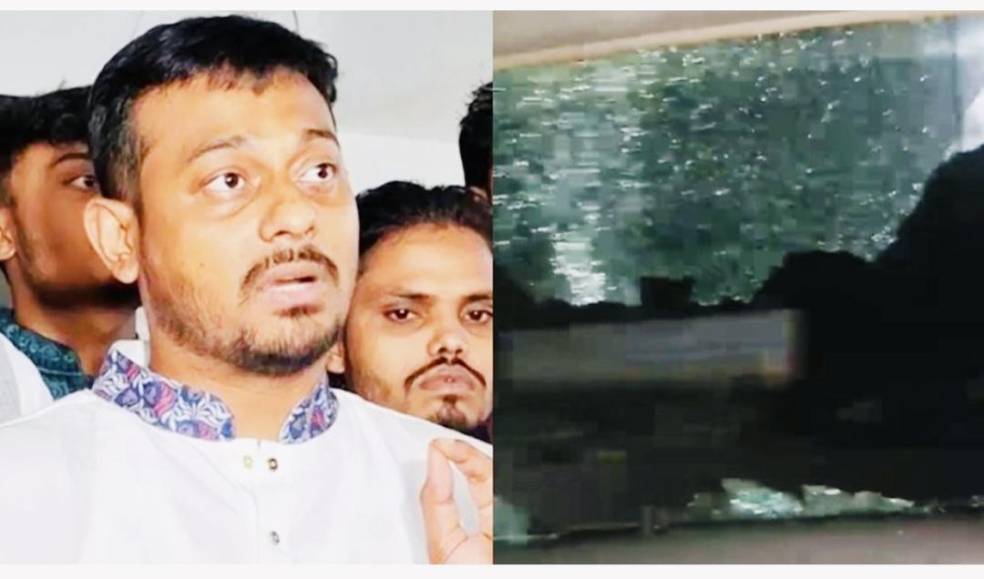 সিলেটে নাসীরুদ্দীন পাটওয়ারীর গাড়িতে আবারো হামলা