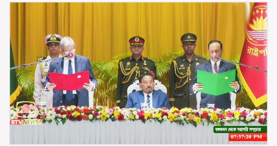 বাংলাদেশের ২৩তম রাষ্ট্রপতি হিসেবে শপথ নিলেন মির্জা ফখরুল