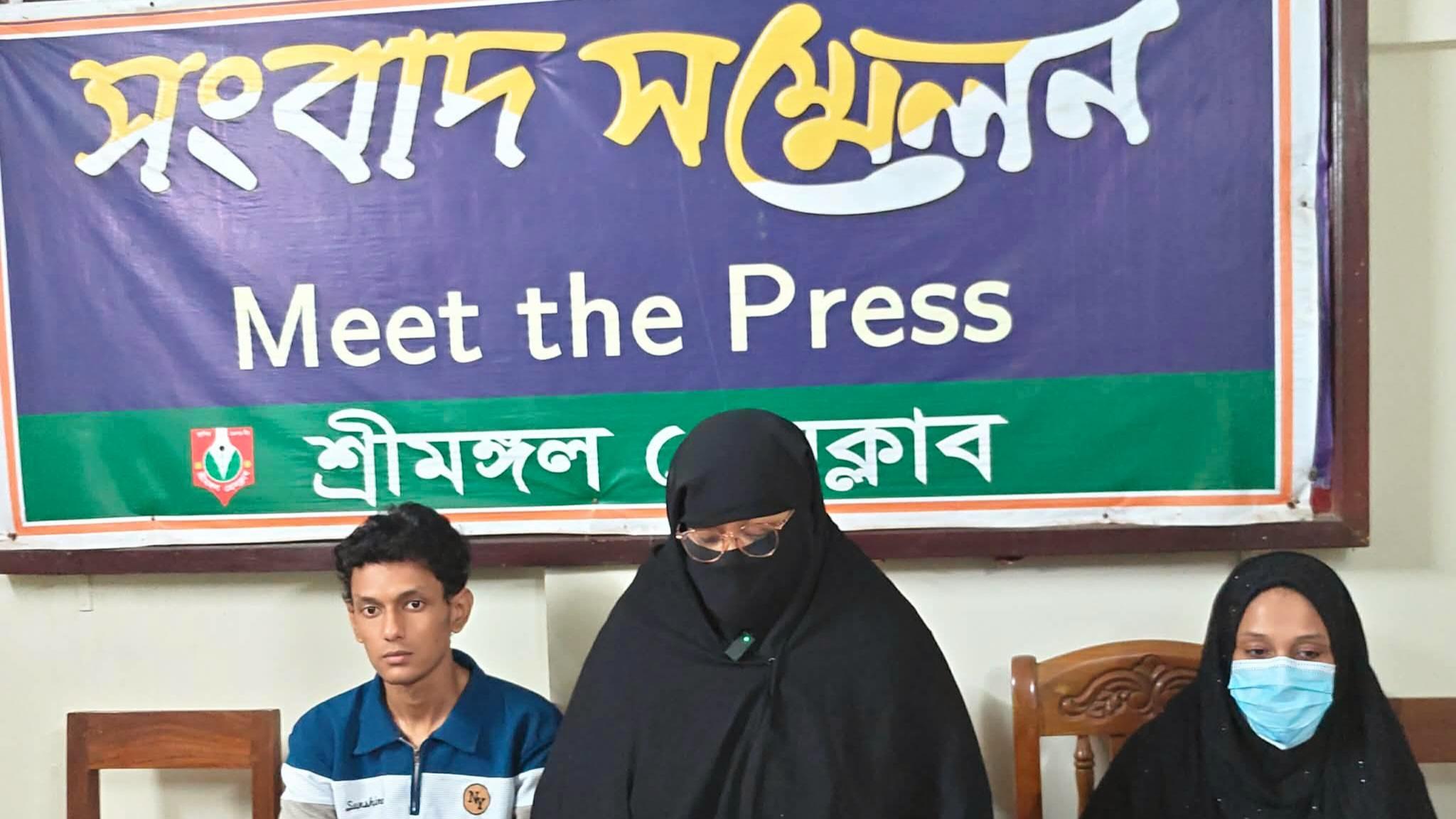 শ্রীমঙ্গলে দেড়শ’ কোটি টাকার সম্পত্তি নিয়ে আমেরিকা প্রবাসী বোনের সংবাদ সম্মেলন 